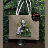 San Judas Rhinestone Tote Bag